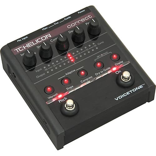 Вокальна педаль ефекта TC-Helicon VoiceTone Correct