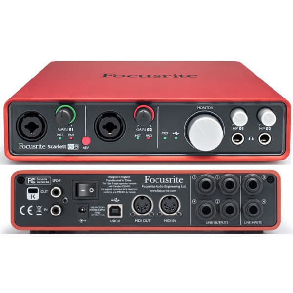 Аудиоинтерфейс Focusrite Scarlett 6i6