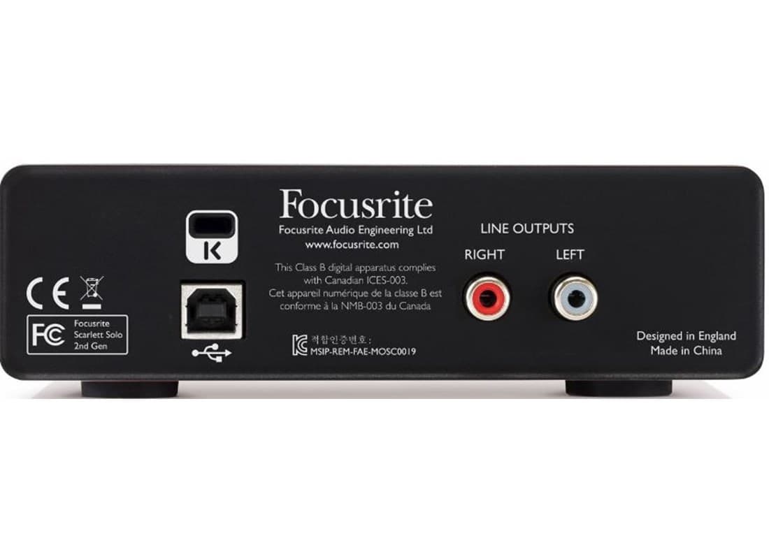 Аудиоинтерфейс Focusrite Scarlett Solo Gen. 2 2