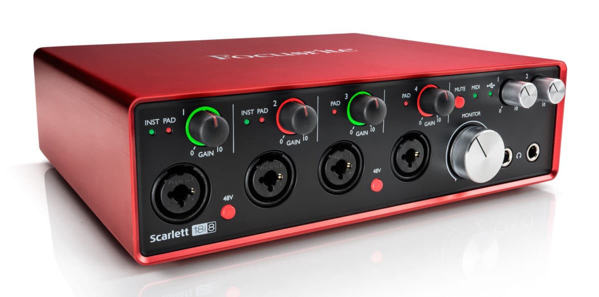 Аудіоінтерфейс Focusrite Scarlett 18i8 Gen. 2
