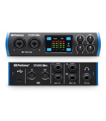 Аудиоинтерфейс PreSonus Studio 26c 2