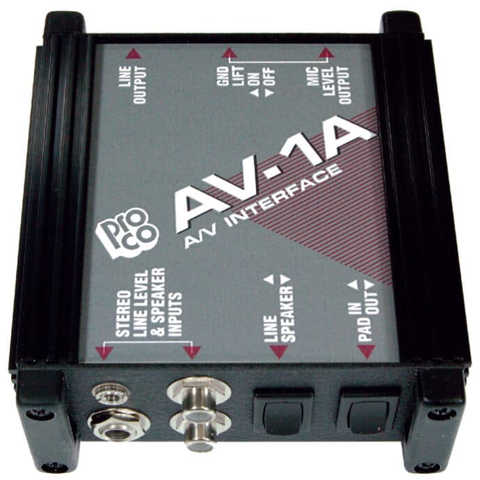 Пасивний директ бокс ProCo AV-1A Audio/Video Interface