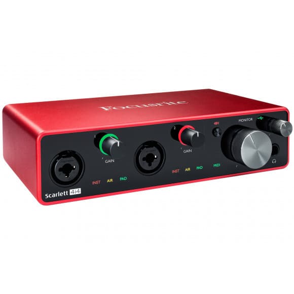 Аудіоінтерфейс Focusrite Scarlett 4i4 3rd gen