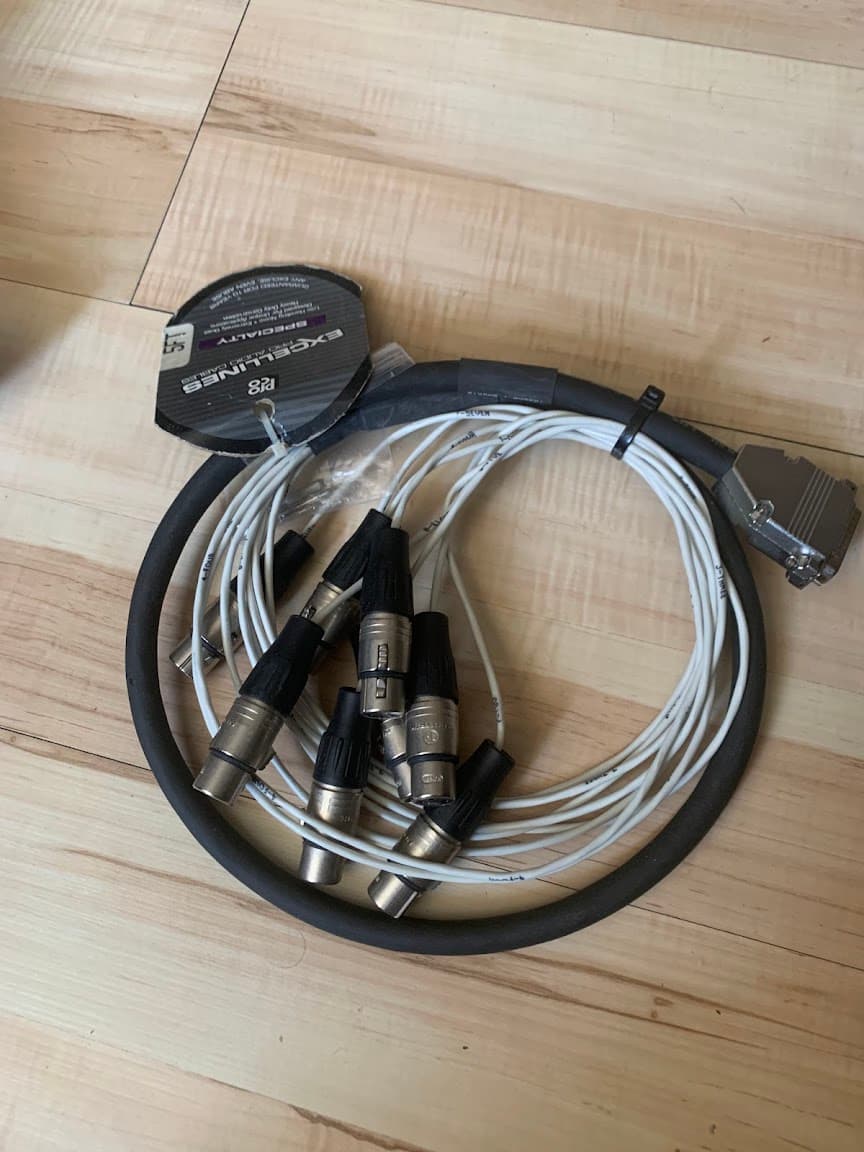 Кабель ProCo DB25 - 8 XLRm Cable 8