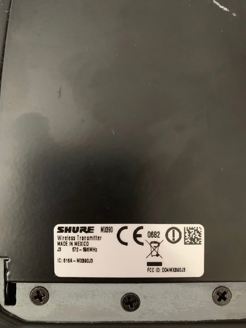 Радиосистема Shure SLX4 MX890 MX410LP/C 5