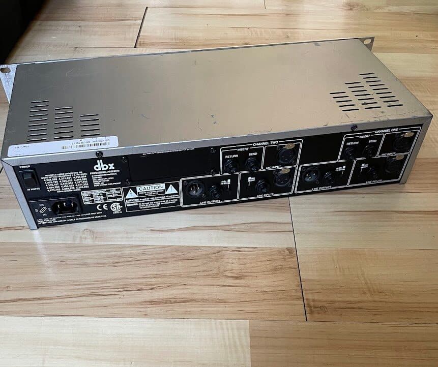2 канальный ламповый преамп DBX 586 4