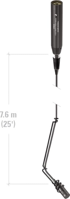 Подвесной конденсаторный микрофон Audio-Technica U853 BK