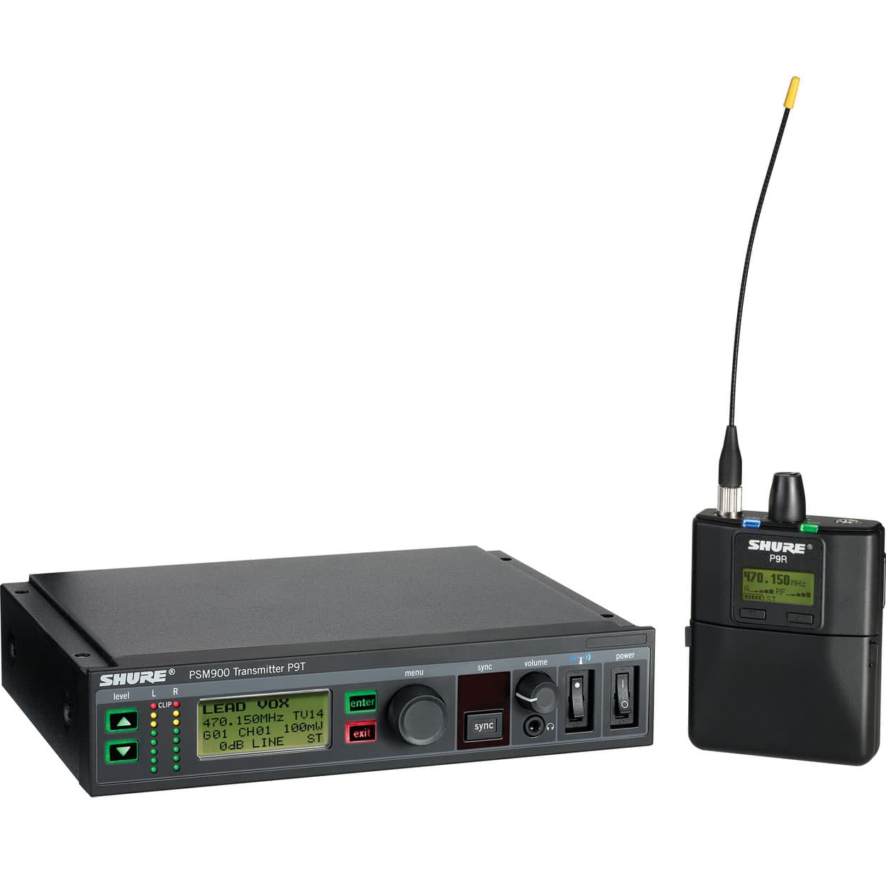 Безпровідна система вушного моніторингу Shure PSM 900 (P9TER Q15)