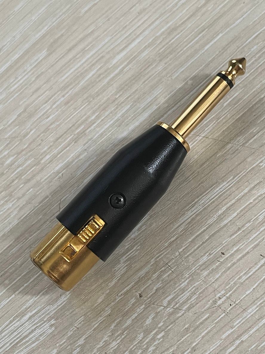 Aдapter XLRf -TS Jack 6,3mm